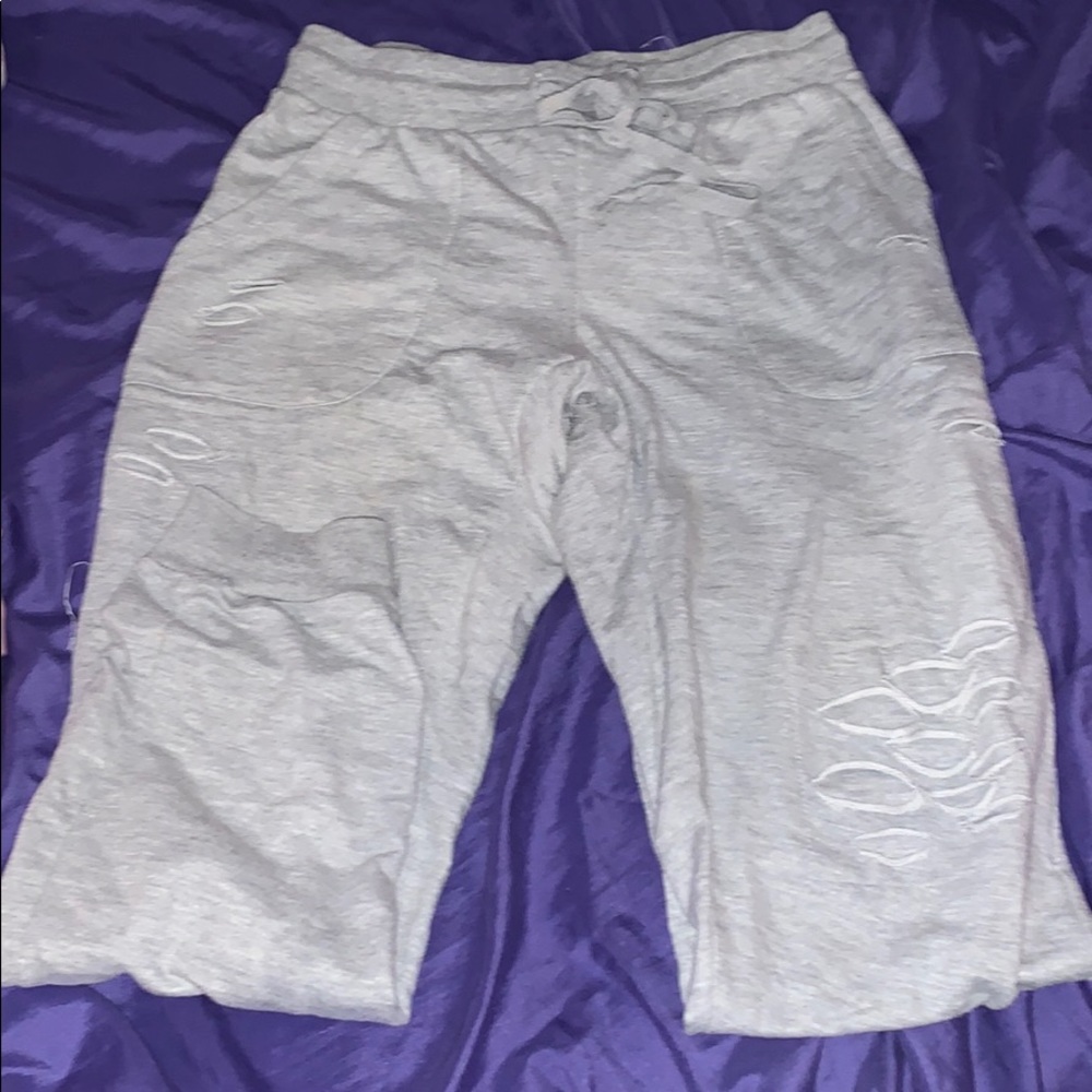 Grey joggers